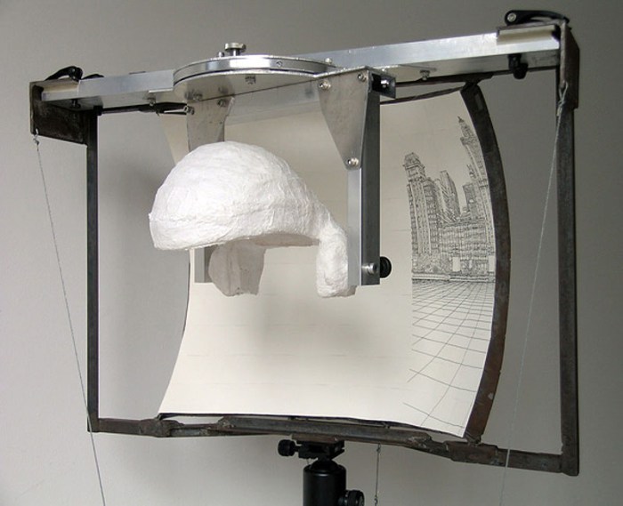 Oakes Twins, Ryan and Trevor Oakes, Double Vision, Compounding Visions, Concave Easel, MoMath exhibit, Flatiron Building