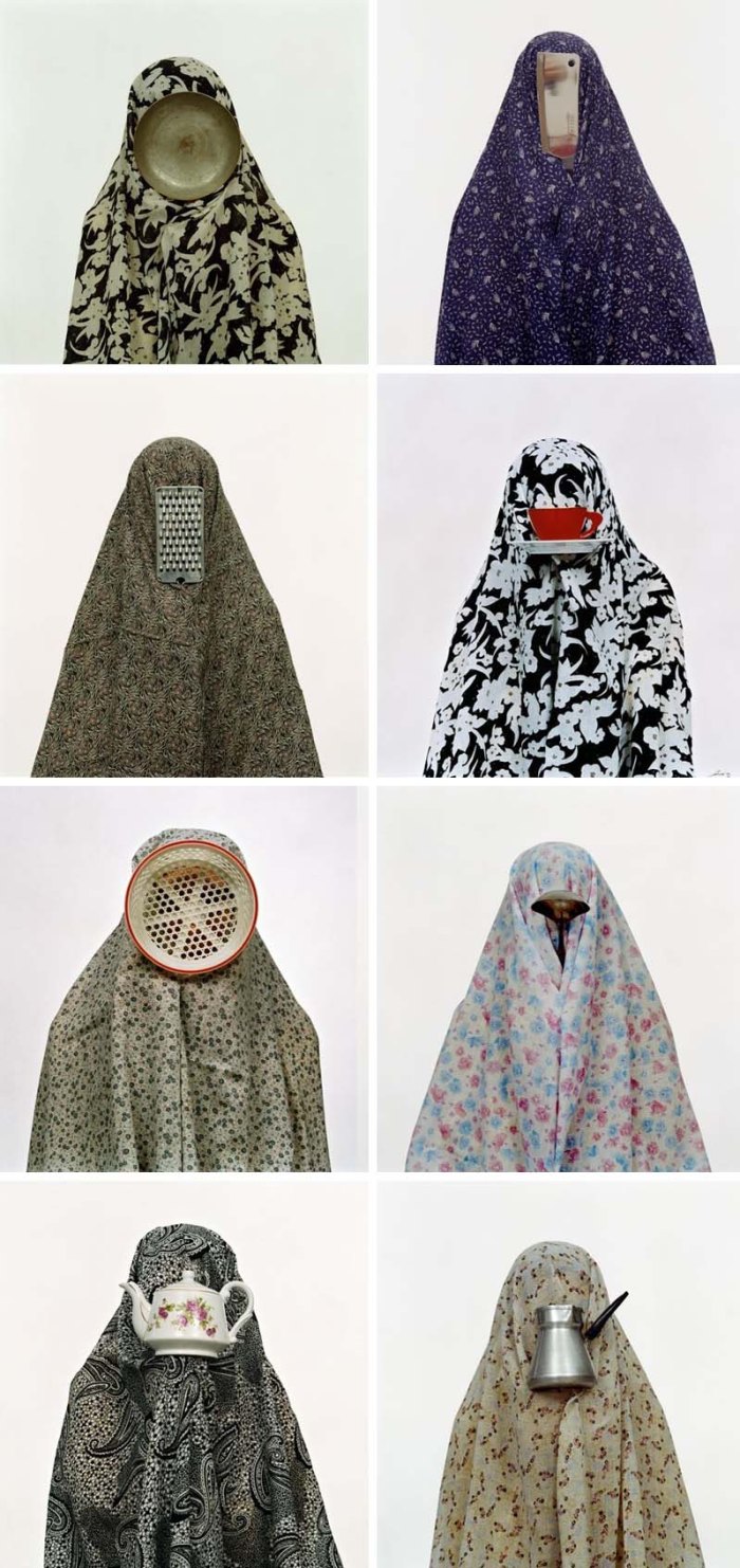 Shadi Ghadirian, Contemporary Iranian Photography, Like Every Day, Women and domesticity, role in society