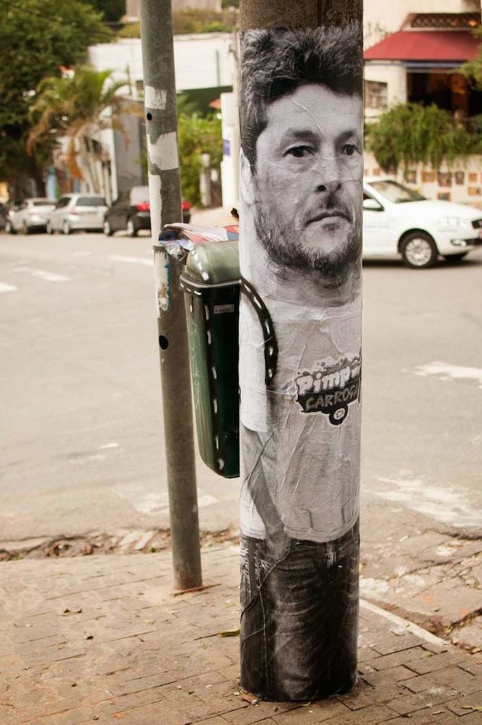 Pimp my carroça, Street Art, Mentalgassi and Mundano collaboration, Sao Paolo, Brazil