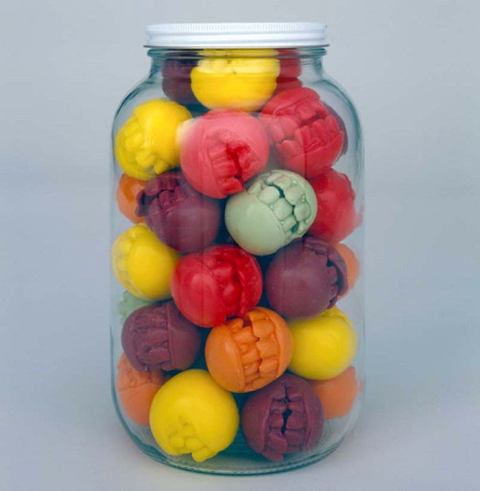 Rona Pondick, Hybrids, sculpture, bizarre art, Teeth, humorous art 