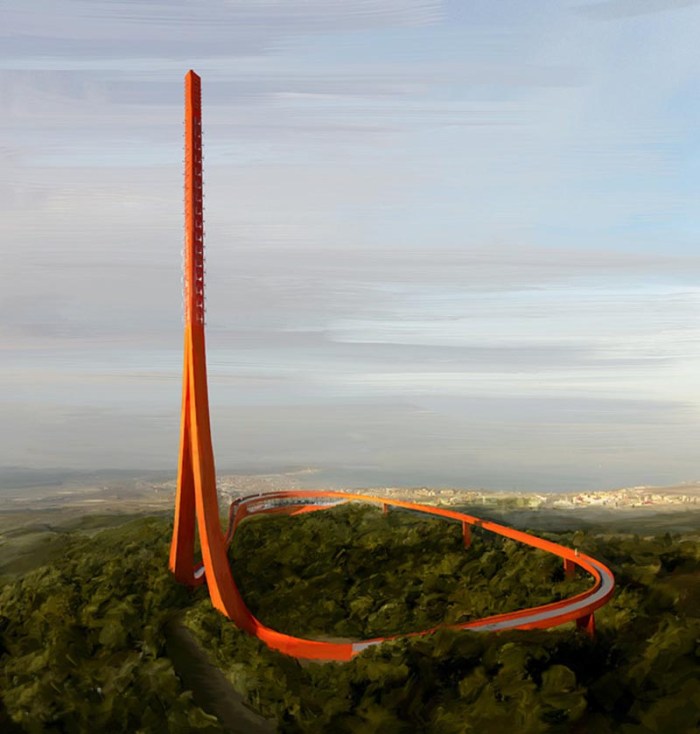 canakkale observation and broadcast tower, Turkey, IND architects Power Company