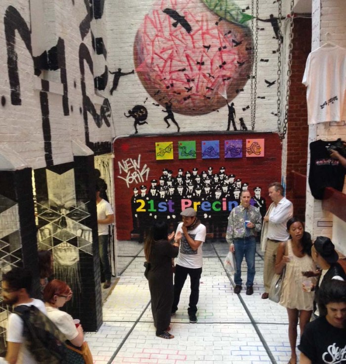 21st Precinct NYC, Graffiti, Street art exhibit, Outlaw Arts, NYC art exhibit in an abandoned police station building