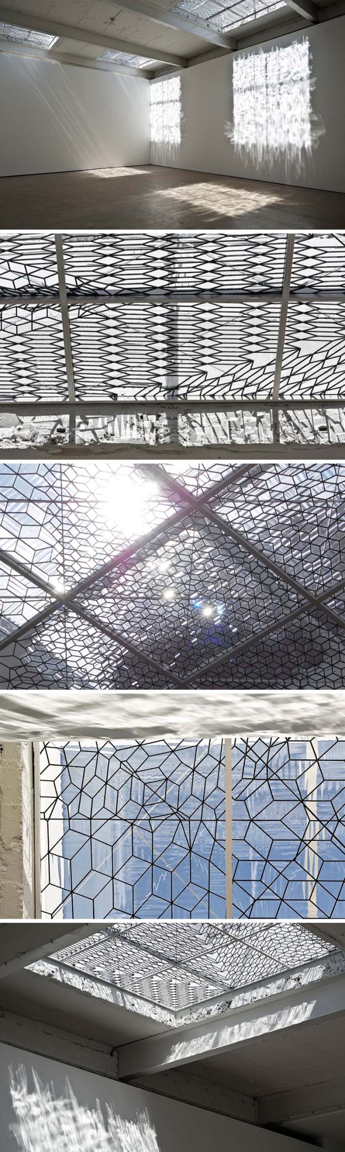 Richard Wright, Modern Institute, Aird's Lane glass skylight installation